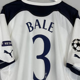 2010/11 TOTTENHAM BALE 3 C/L HOME SHIRT (XXL) PUMA - Cult Kits - XXL - Buy Vintage Football Shirts, Authentic Retro Football Shirts For Sale, Classic Football Shirts & Soccer Jersey