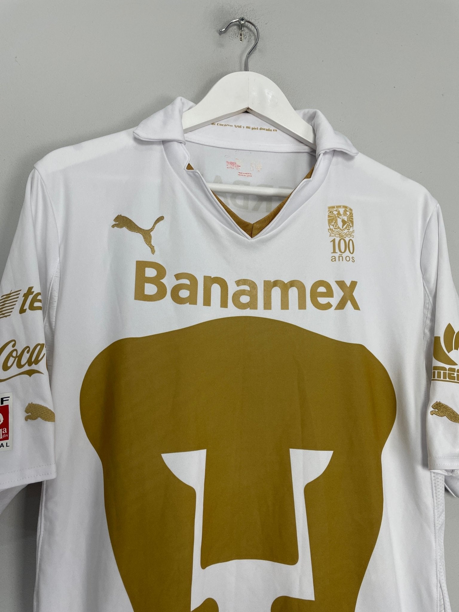 Shop 2010/11 UNAM PUMAS HOME SHIRT (XL) PUMA, classic football shirts, vintage football shirts & retro soccer jerseys at Cult Kits