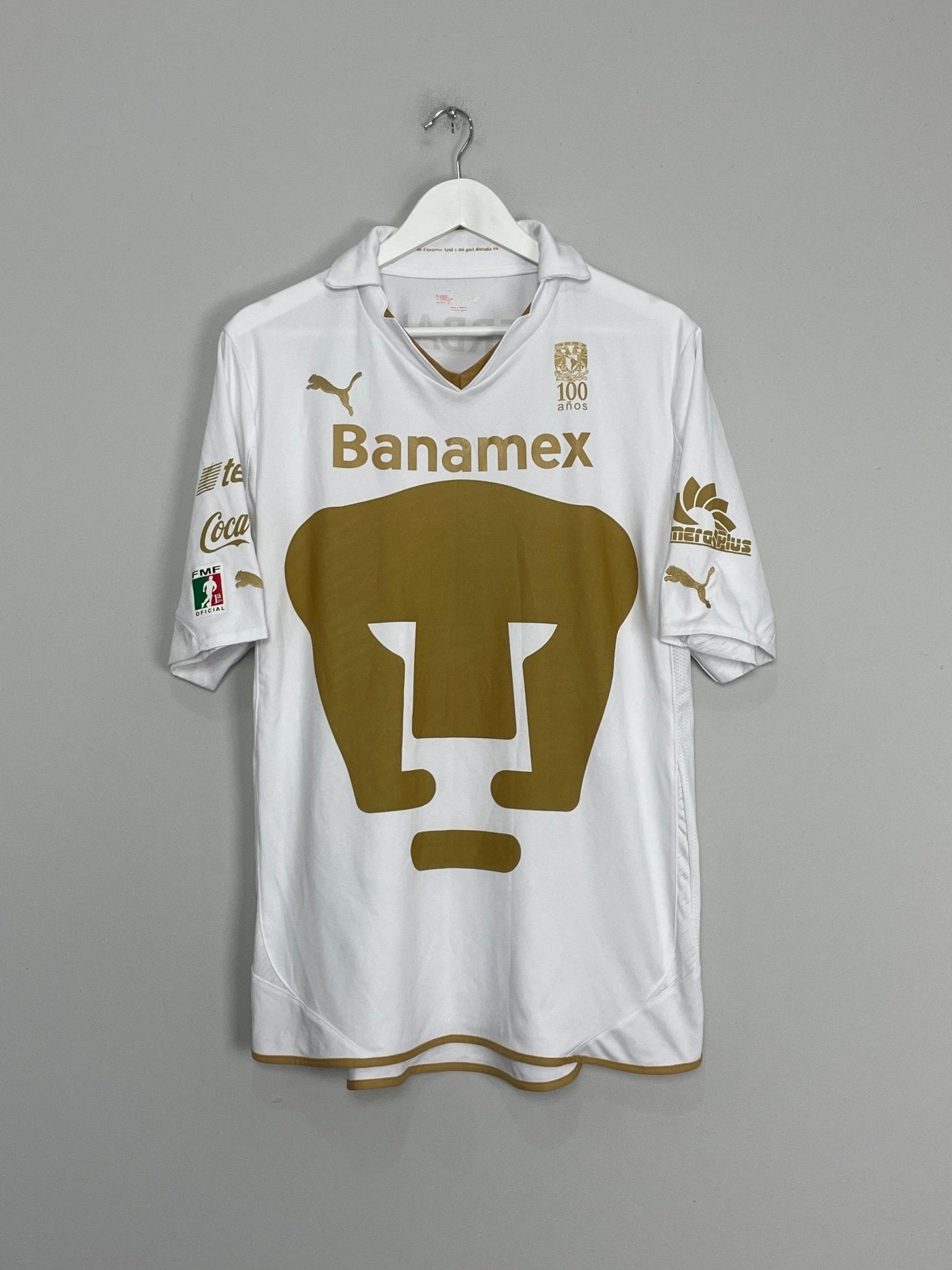 Shop 2010/11 UNAM PUMAS HOME SHIRT (XL) PUMA, classic football shirts, vintage football shirts & retro soccer jerseys at Cult Kits