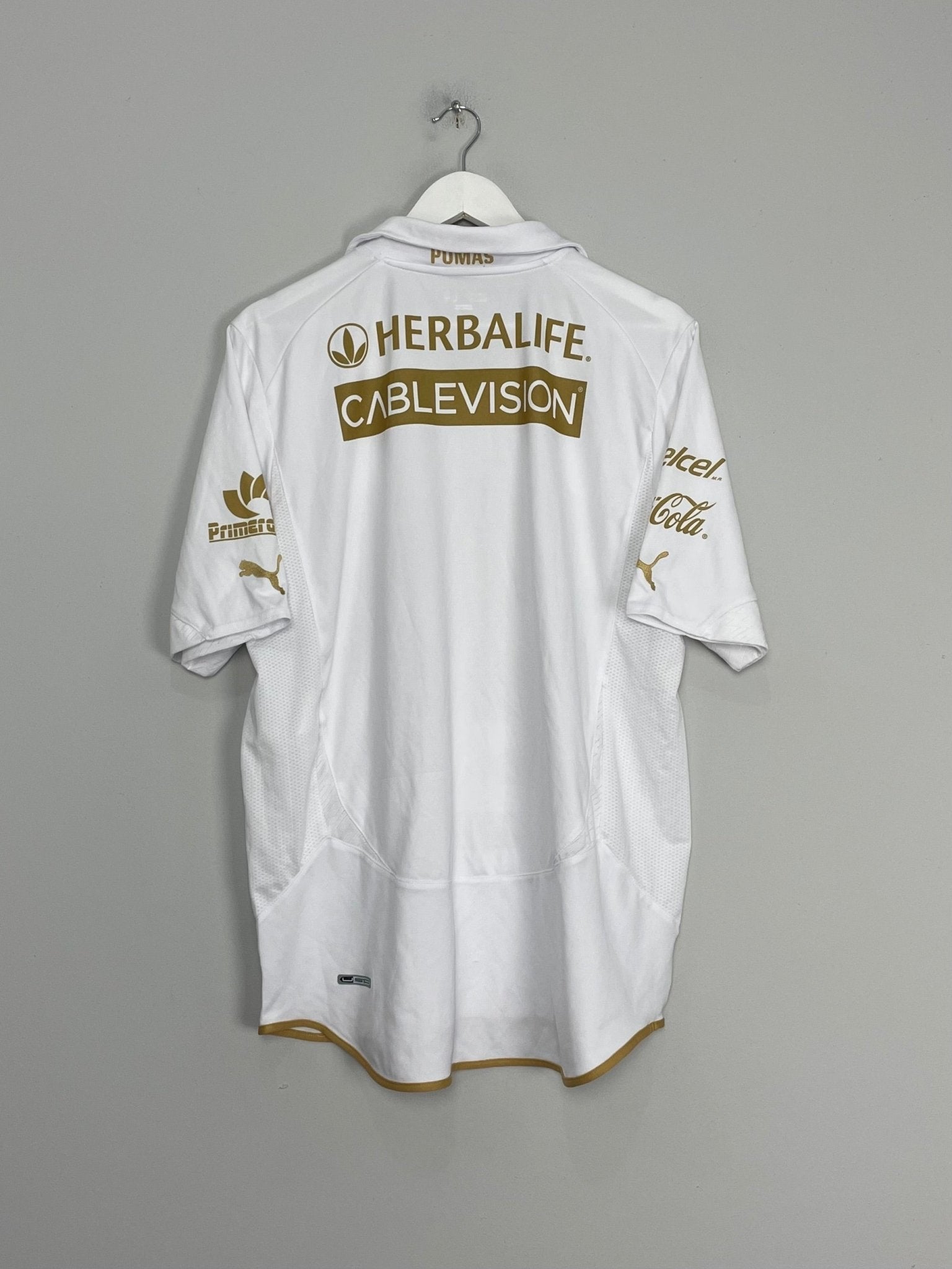 Shop 2010/11 UNAM PUMAS HOME SHIRT (XL) PUMA, classic football shirts, vintage football shirts & retro soccer jerseys at Cult Kits