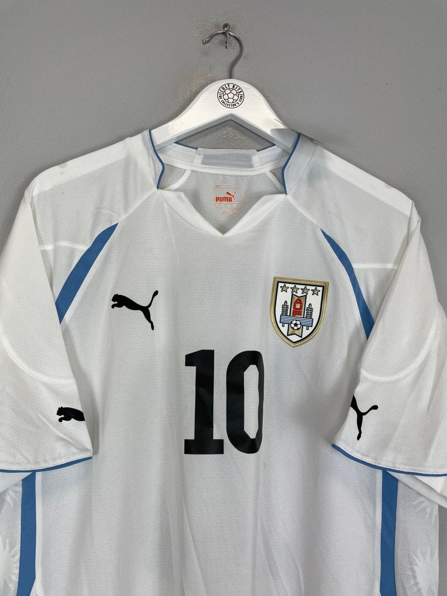 2010/11 URUGUAY FORLAN 10 *BNWT* AWAY SHIRT (XL) PUMA - Cult Kits - XL - Buy Vintage Football Shirts, Authentic Retro Football Shirts For Sale, Classic Football Shirts & Soccer Jersey
