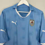 Shop 2010/11 URUGUAY HOME SHIRT (L) PUMA, classic football shirts, vintage football shirts & retro soccer jerseys at Cult Kits