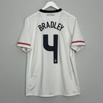 Shop 2010/11 USA BRADLEY #4 HOME SHIRT (L) NIKE, classic football shirts, vintage football shirts & retro soccer jerseys at Cult Kits