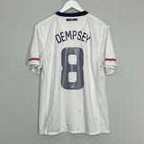 Shop 2010/11 USA DEMPSEY #8 HOME SHIRT (M) NIKE, classic football shirts, vintage football shirts & retro soccer jerseys at Cult Kits