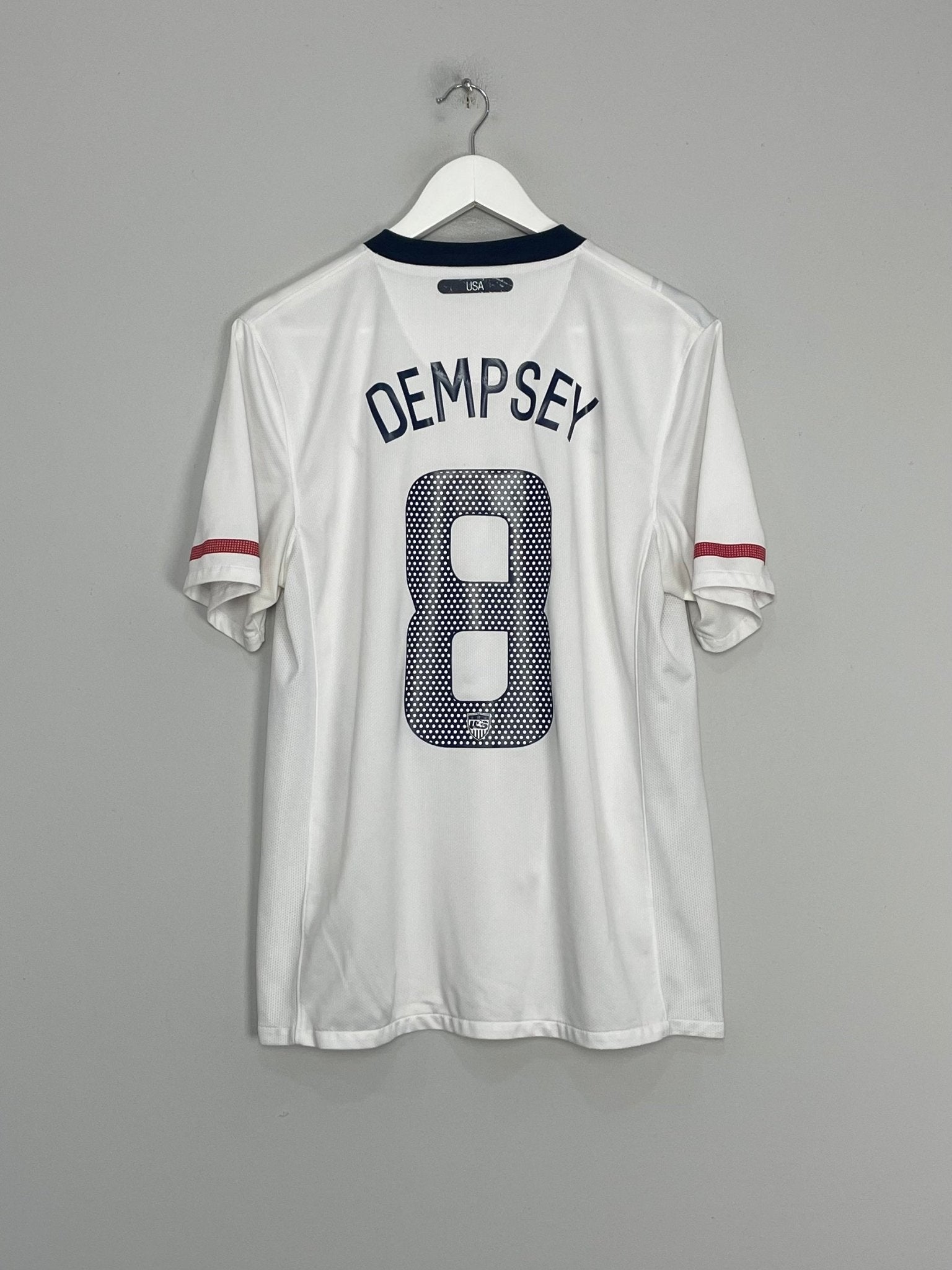 Shop 2010/11 USA DEMPSEY #8 HOME SHIRT (M) NIKE, classic football shirts, vintage football shirts & retro soccer jerseys at Cult Kits
