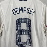 Shop 2010/11 USA DEMPSEY #8 HOME SHIRT (M) NIKE, classic football shirts, vintage football shirts & retro soccer jerseys at Cult Kits