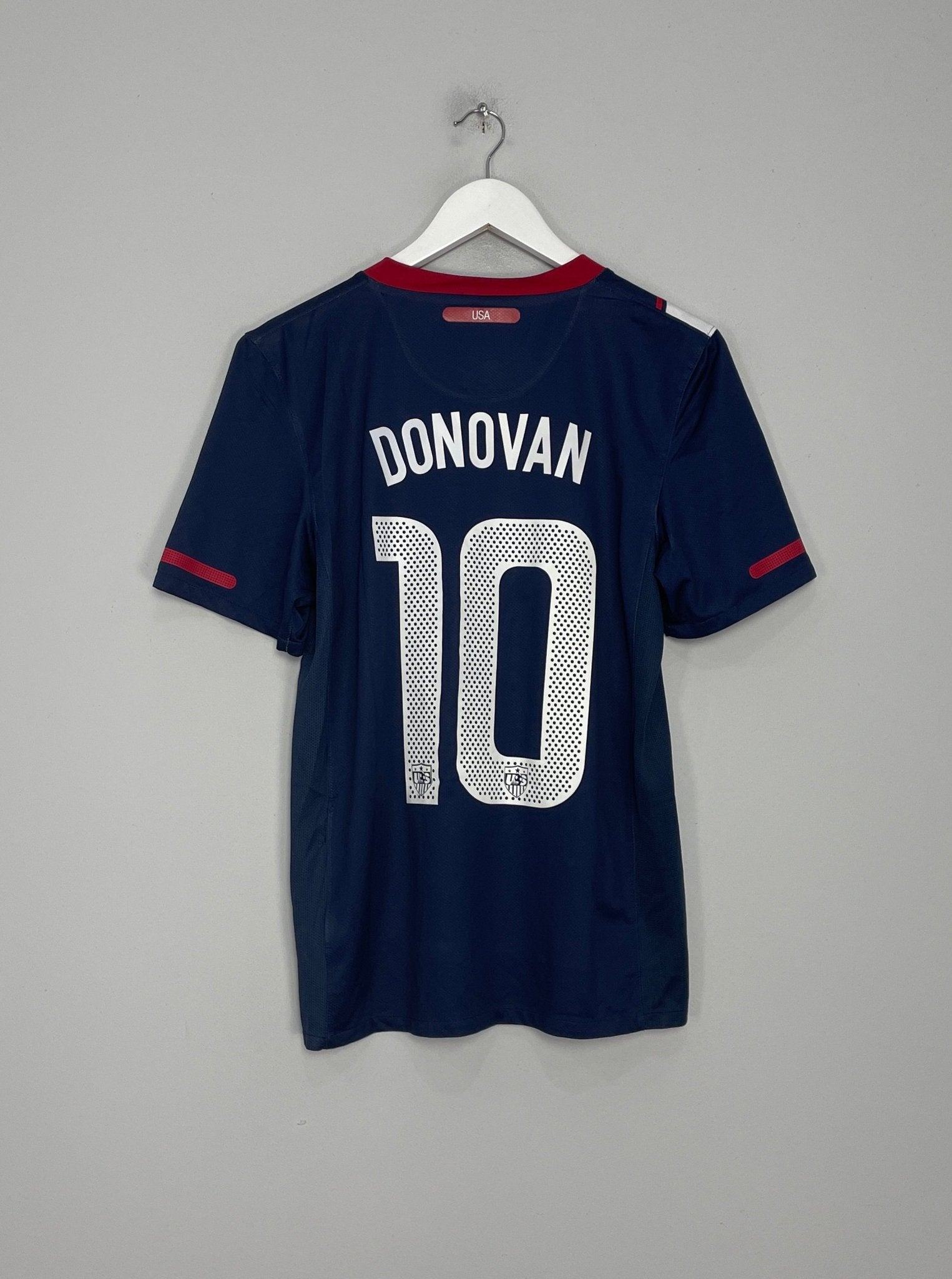 Shop 2010/11 USA DONOVAN #10 AWAY SHIRT (S) NIKE, classic football shirts, vintage football shirts & retro soccer jerseys at Cult Kits