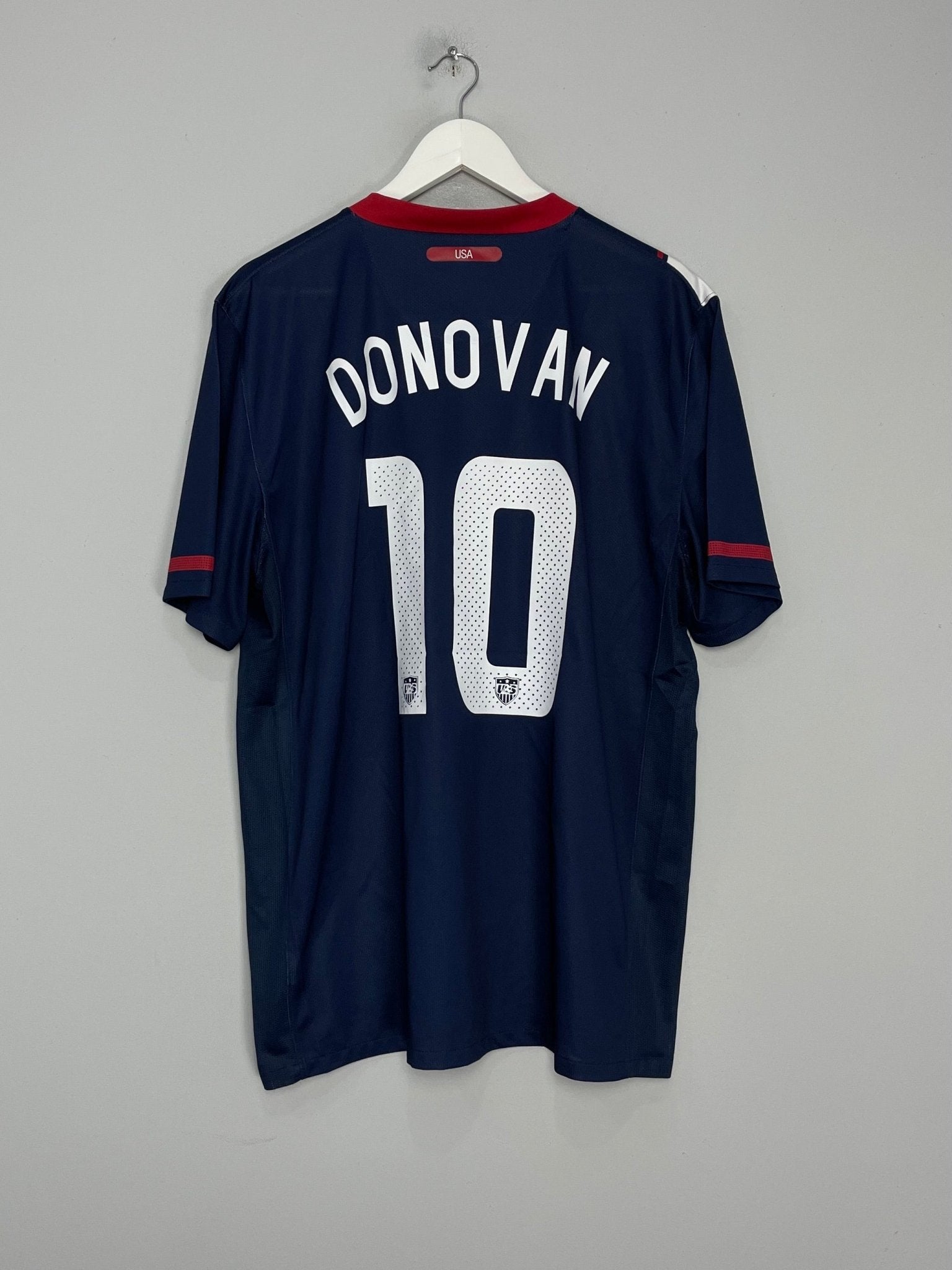 Shop 2010/11 USA DONOVAN #10 AWAY SHIRT (XL) NIKE, classic football shirts, vintage football shirts & retro soccer jerseys at Cult Kits