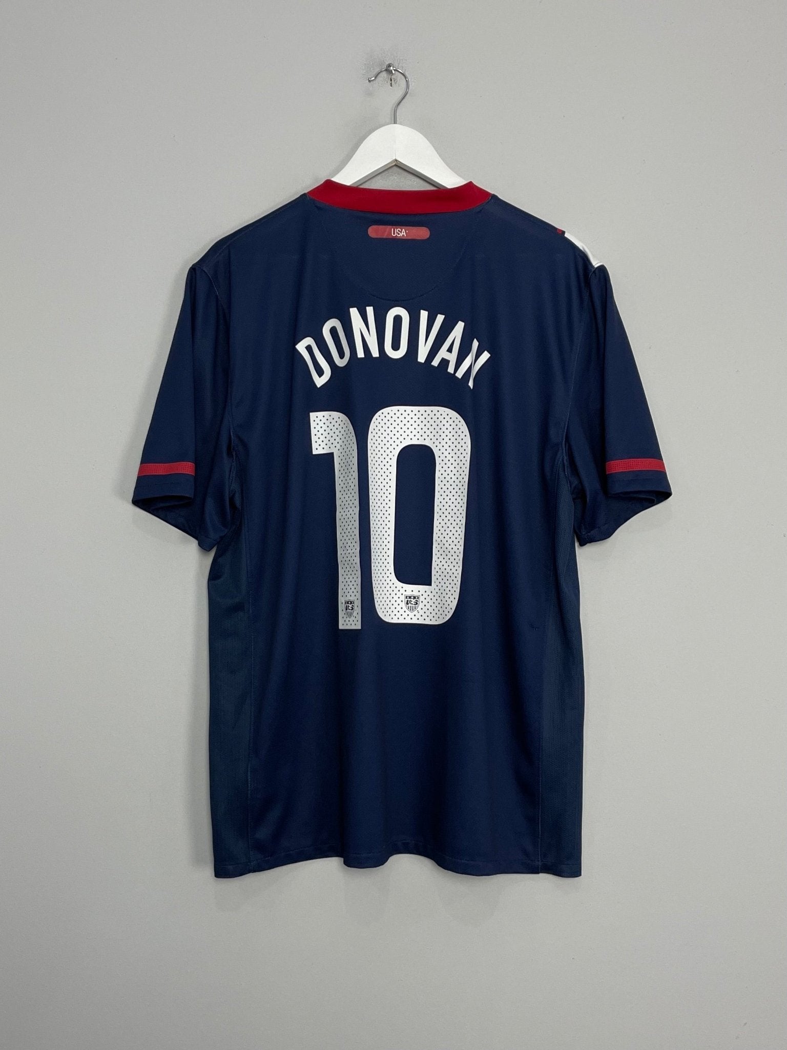 Shop 2010/11 USA DONOVAN #10 AWAY SHIRT (XL) NIKE, classic football shirts, vintage football shirts & retro soccer jerseys at Cult Kits