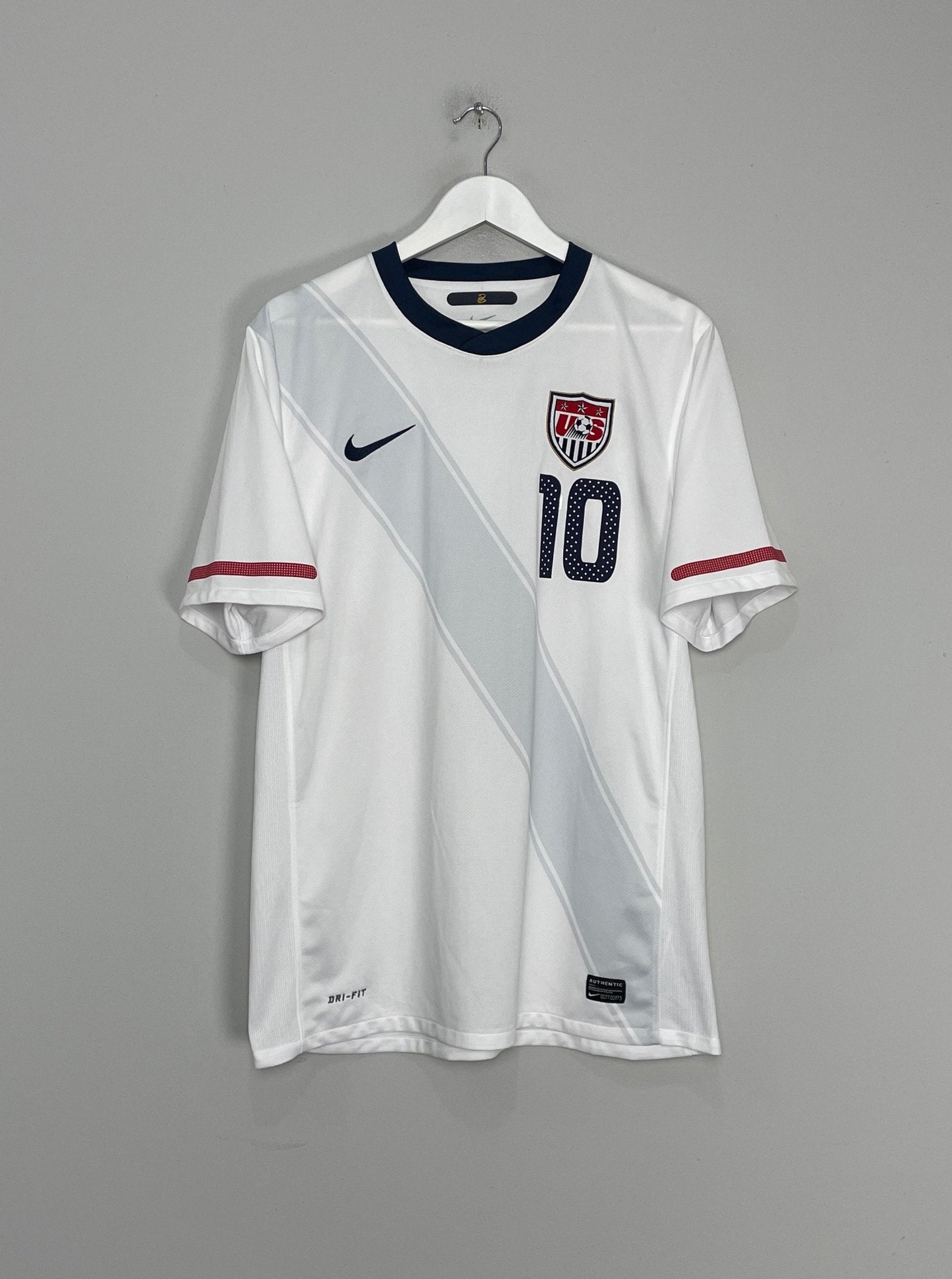 Shop 2010/11 USA DONOVAN #10 HOME SHIRT (L) NIKE, classic football shirts, vintage football shirts & retro soccer jerseys at Cult Kits