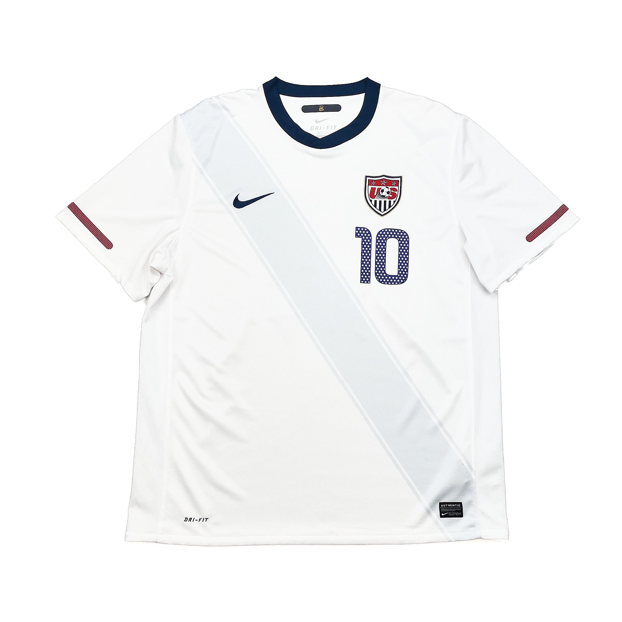 Buy 2010/11 USA Donovan 10 Home Shirt (XL) Nike ~ Free worldwide shipping ~ Authentic Vintage Football Shirts from Cult Kits