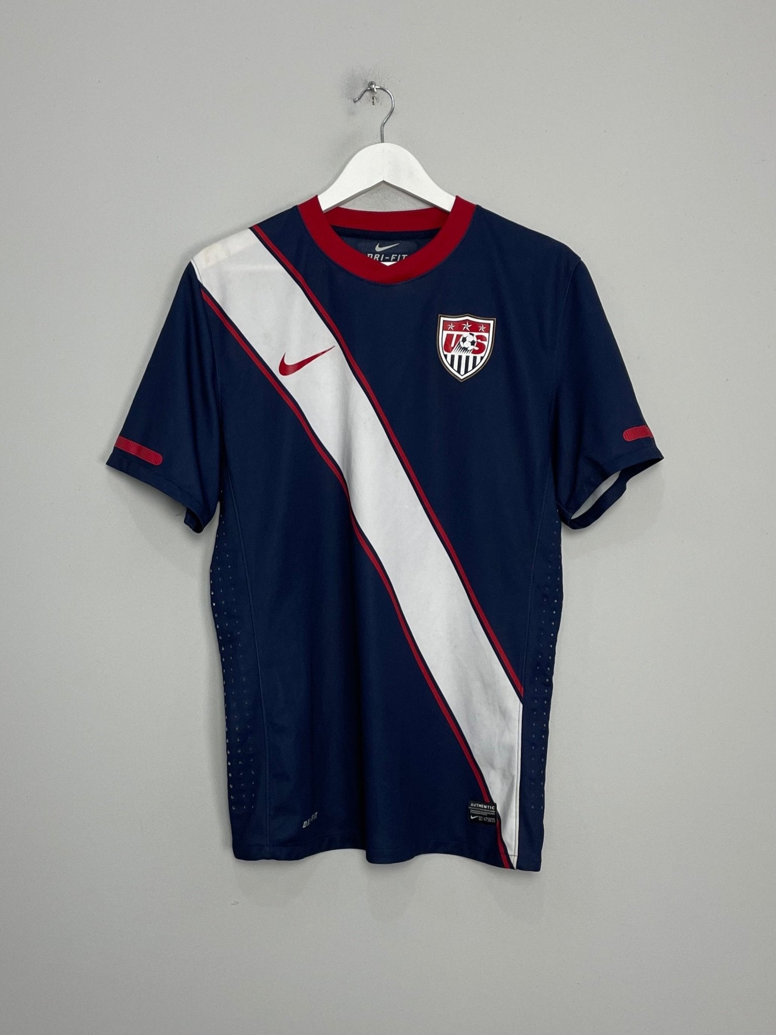 Shop 2010/11 USA *PLAYER ISSUE* AWAY SHIRT (L) NIKE, classic football shirts, vintage football shirts & retro soccer jerseys at Cult Kits