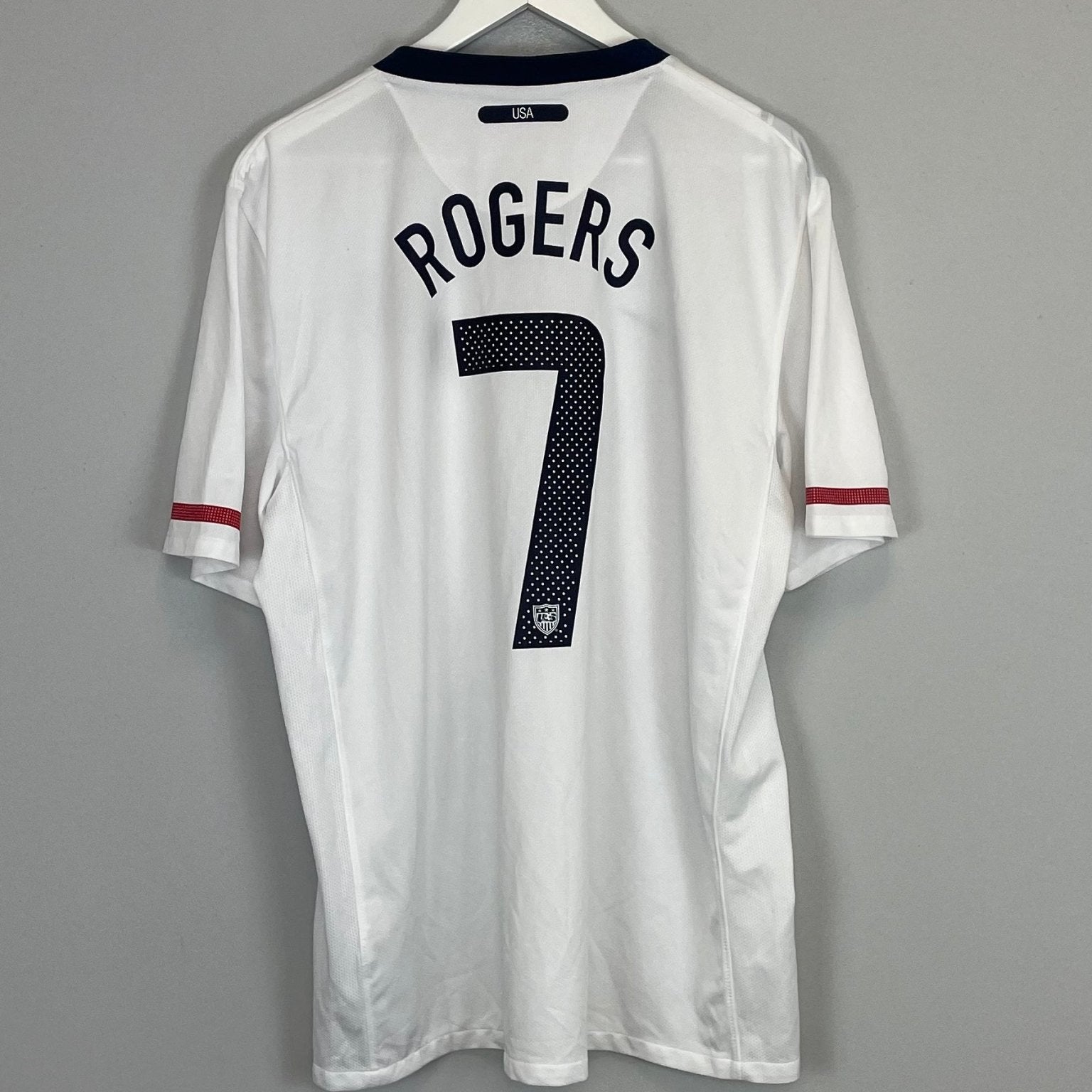 Shop 2010/11 USA ROGERS #7 HOME SHIRT (XL) NIKE, classic football shirts, vintage football shirts & retro soccer jerseys at Cult Kits