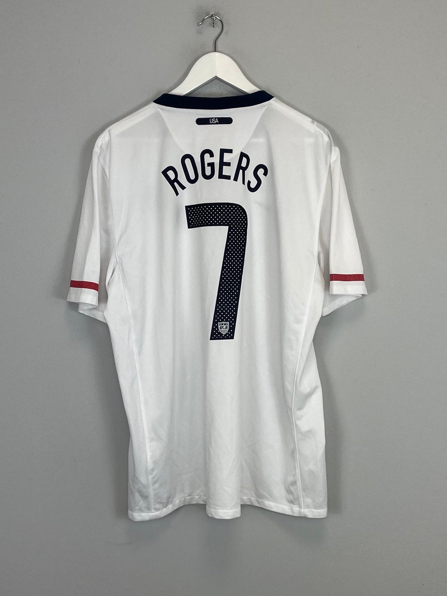 Shop 2010/11 USA ROGERS #7 HOME SHIRT (XL) NIKE, classic football shirts, vintage football shirts & retro soccer jerseys at Cult Kits