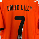 Shop 2010/11 VALENCIA DAVID VILLA #7 AWAY SHIRT (XL) KAPPA, classic football shirts, vintage football shirts & retro soccer jerseys at Cult Kits