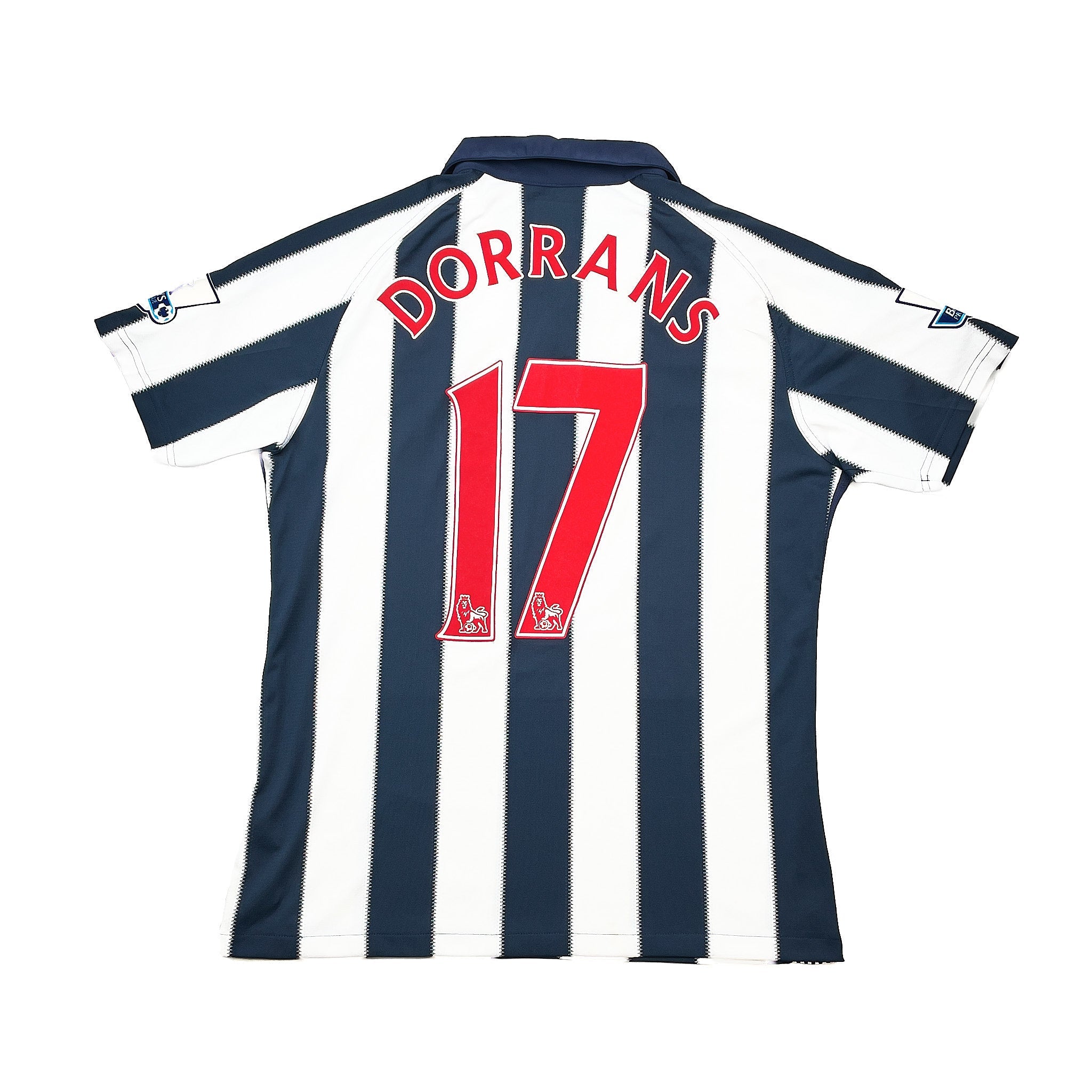 Buy 2010/11 West Brom Dorrans 17 *Match Worn Vs Manchester United* Home Shirt (M) Umbro ~ Free worldwide shipping available ~ Authentic Vintage Football Shirts from Cult Kits