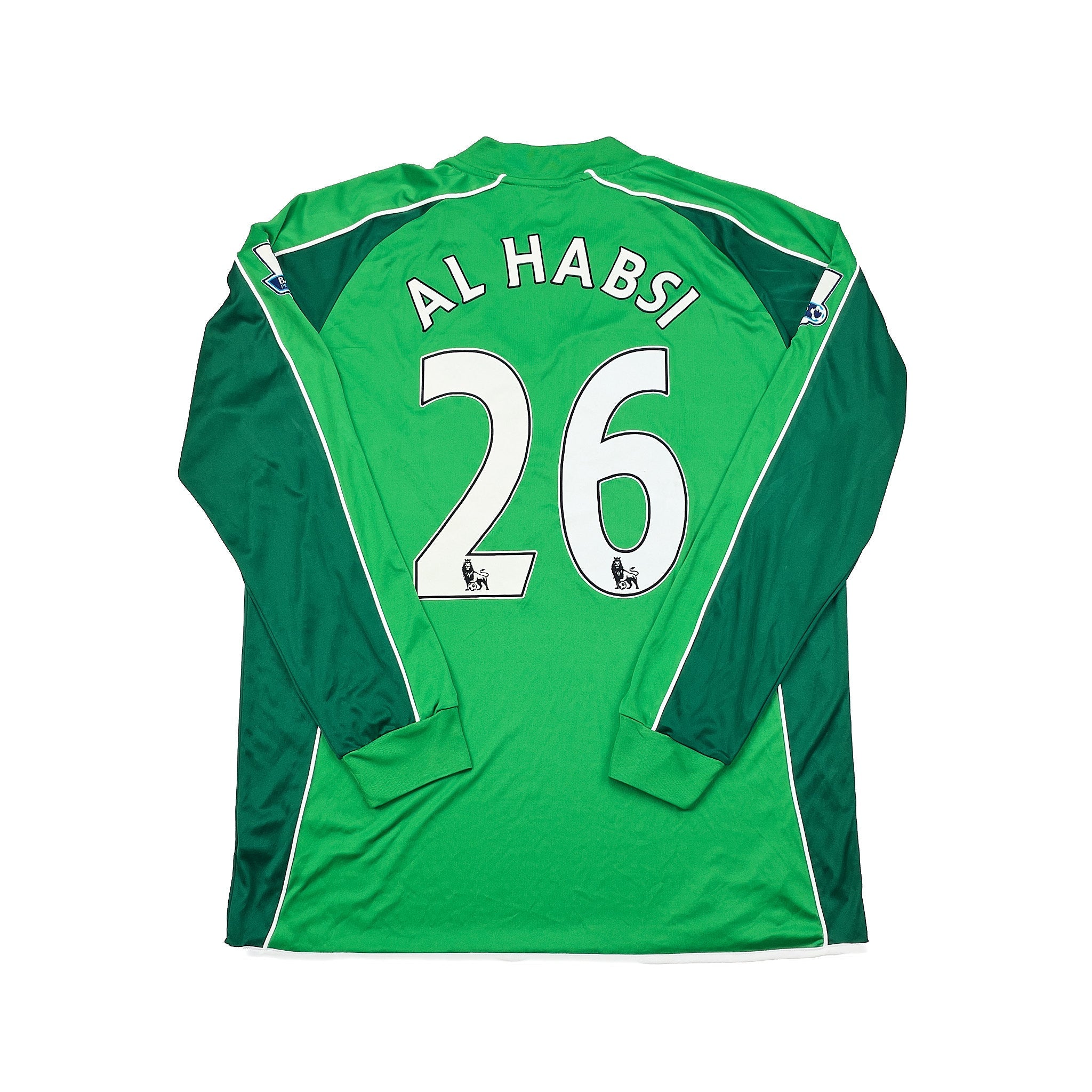 Buy 2010/11 WIGAN AL HABSI 26 *MATCH WORN VS MANCHESTER UNITED* GK SHIRT (XXL) MIFIT ~ Free worldwide shipping available ~ Authentic Vintage Football Shirts from Cult Kits