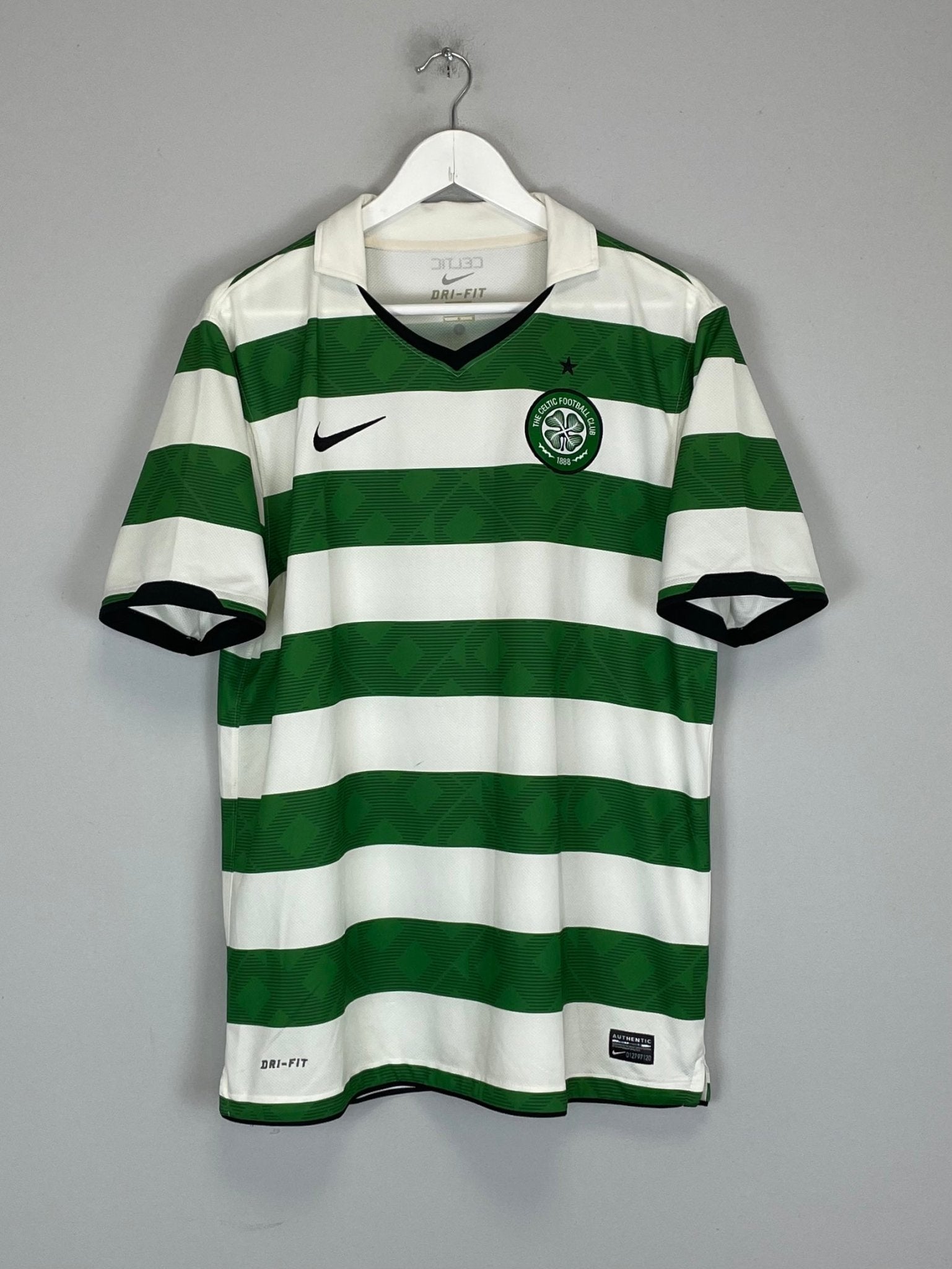 Shop 2010/12 CELTIC HOME SHIRT (L) NIKE, classic football shirts, vintage football shirts & retro soccer jerseys at Cult Kits
