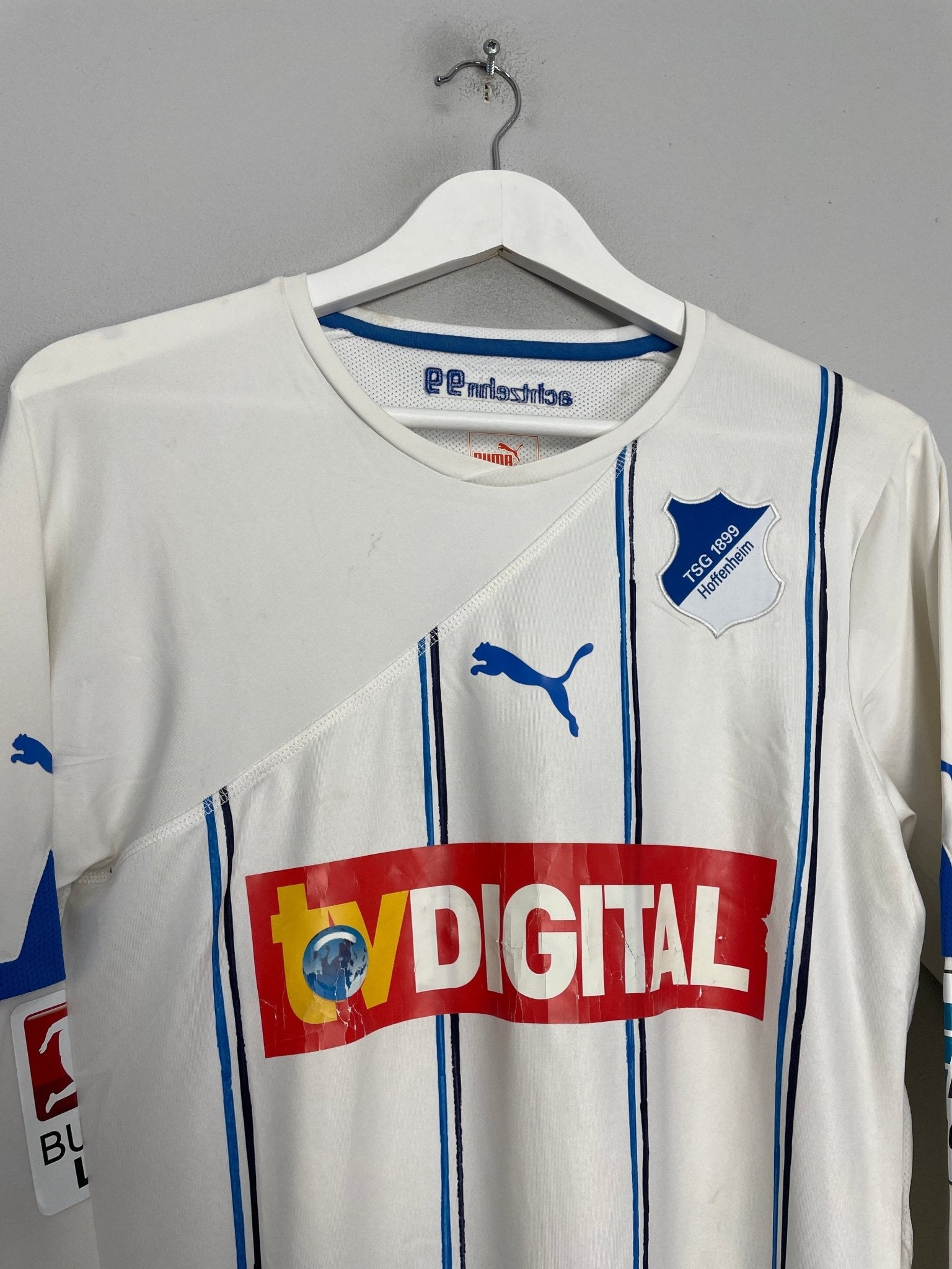 Shop 2010/12 HOFFENHEIM FIRMINO #22 *PLAYER ISSUE* L/S AWAY SHIRT (L) PUMA, classic football shirts, vintage football shirts & retro soccer jerseys at Cult Kits