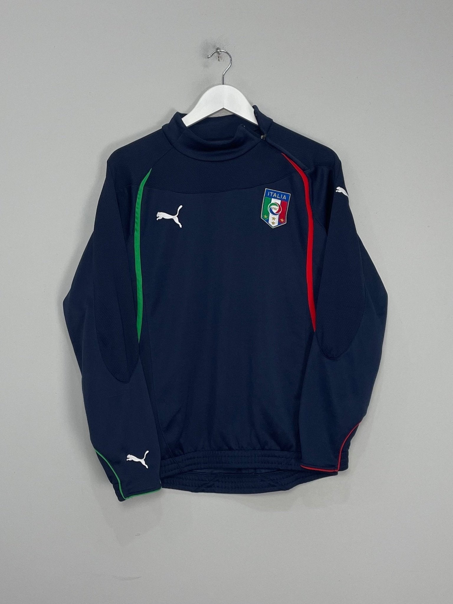 Shop 2010/12 ITALY DRILL TOP (S) PUMA, classic football shirts, vintage football shirts & retro soccer jerseys at Cult Kits