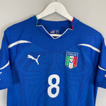 Shop 2010/12 ITALY GATTUSO #8 HOME SHIRT (M) PUMA, classic football shirts, vintage football shirts & retro soccer jerseys at Cult Kits