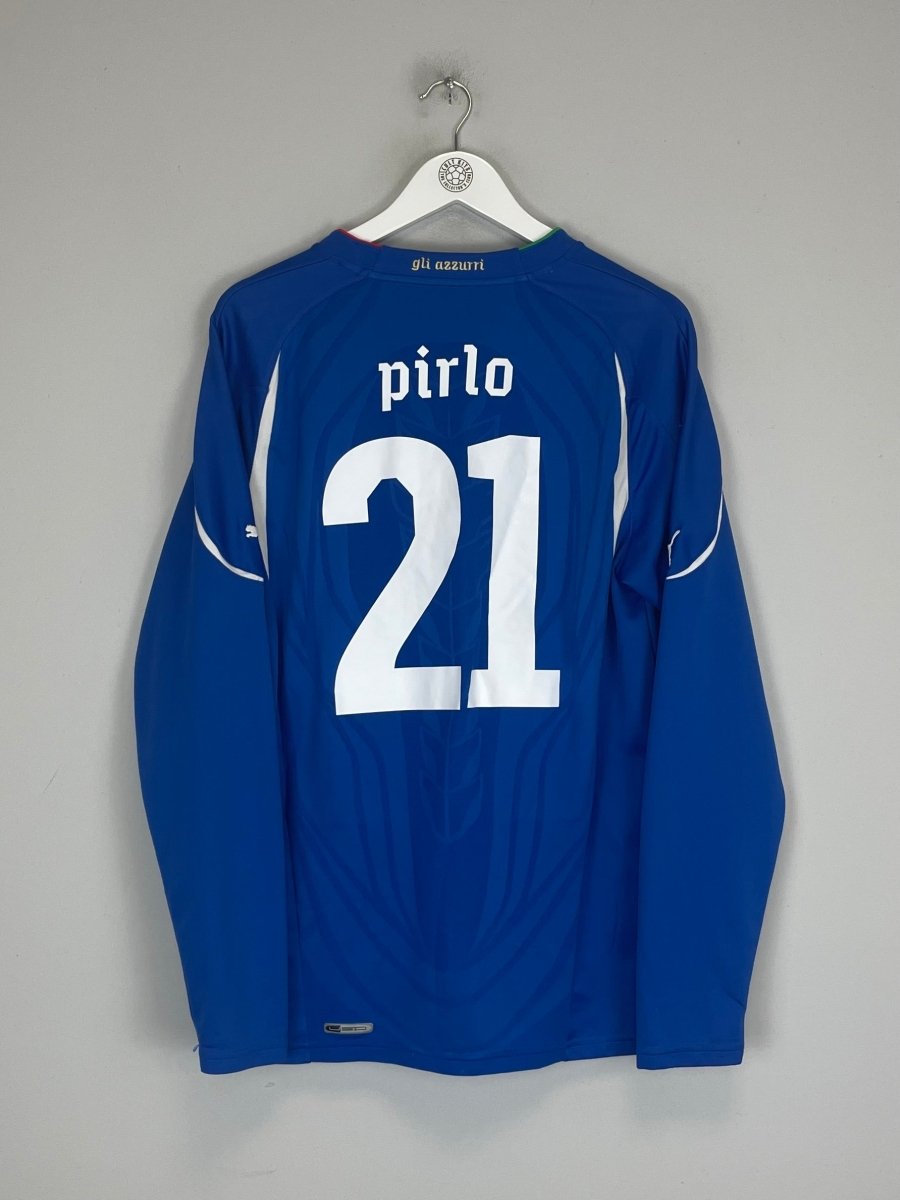 2010/12 ITALY PIRLO 21 L/S HOME SHIRT (L) PUMA - Cult Kits - Large - Buy Vintage Football Shirts, Authentic Retro Football Shirts For Sale, Classic Football Shirts & Soccer Jersey