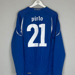 2010/12 ITALY PIRLO 21 L/S HOME SHIRT (L) PUMA - Cult Kits - Large - Buy Vintage Football Shirts, Authentic Retro Football Shirts For Sale, Classic Football Shirts & Soccer Jersey