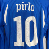 Shop 2010/12 ITALY PIRLO #21 PLAYER ISSUE L/S HOME SHIRT (XL) PUMA, classic football shirts, vintage football shirts & retro soccer jerseys at Cult Kits