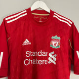 Shop 2010/12 LIVERPOOL GERRARD #8 HOME SHIRT (M) ADIDAS, classic football shirts, vintage football shirts & retro soccer jerseys at Cult Kits
