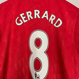 Shop 2010/12 LIVERPOOL GERRARD #8 HOME SHIRT (M) ADIDAS, classic football shirts, vintage football shirts & retro soccer jerseys at Cult Kits
