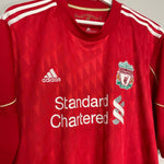 Shop 2010/12 LIVERPOOL GERRARD #8 HOME SHIRT (XL) ADIDAS, classic football shirts, vintage football shirts & retro soccer jerseys at Cult Kits