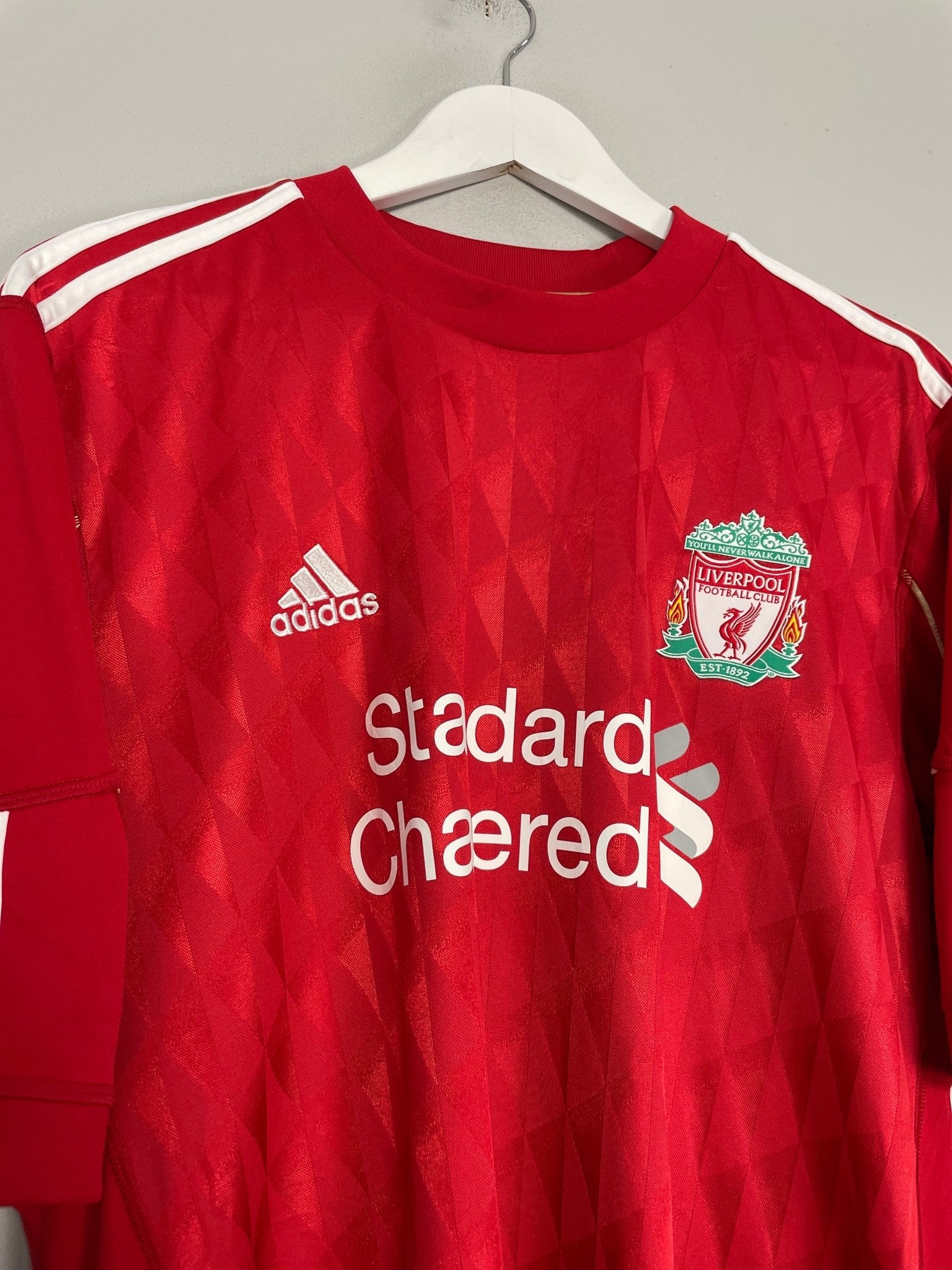 Shop 2010/12 LIVERPOOL LUCAS #21 HOME SHIRT (L) ADIDAS, classic football shirts, vintage football shirts & retro soccer jerseys at Cult Kits