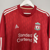Shop 2010/12 LIVERPOOL SUAREZ #7 L/S HOME SHIRT (XL) ADIDAS, classic football shirts, vintage football shirts & retro soccer jerseys at Cult Kits