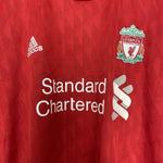 Shop 2010/12 LIVERPOOL SUAREZ #7 L/S HOME SHIRT (XL) ADIDAS, classic football shirts, vintage football shirts & retro soccer jerseys at Cult Kits