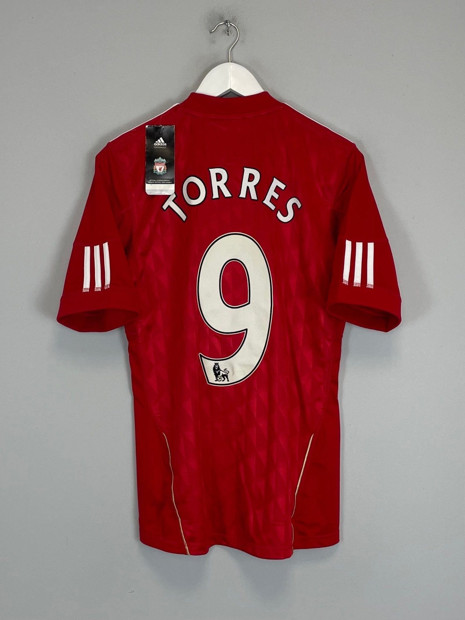 Shop 2010/12 LIVERPOOL TORRES #9 *BNWT* HOME SHIRT (S) ADIDAS, classic football shirts, vintage football shirts & retro soccer jerseys at Cult Kits