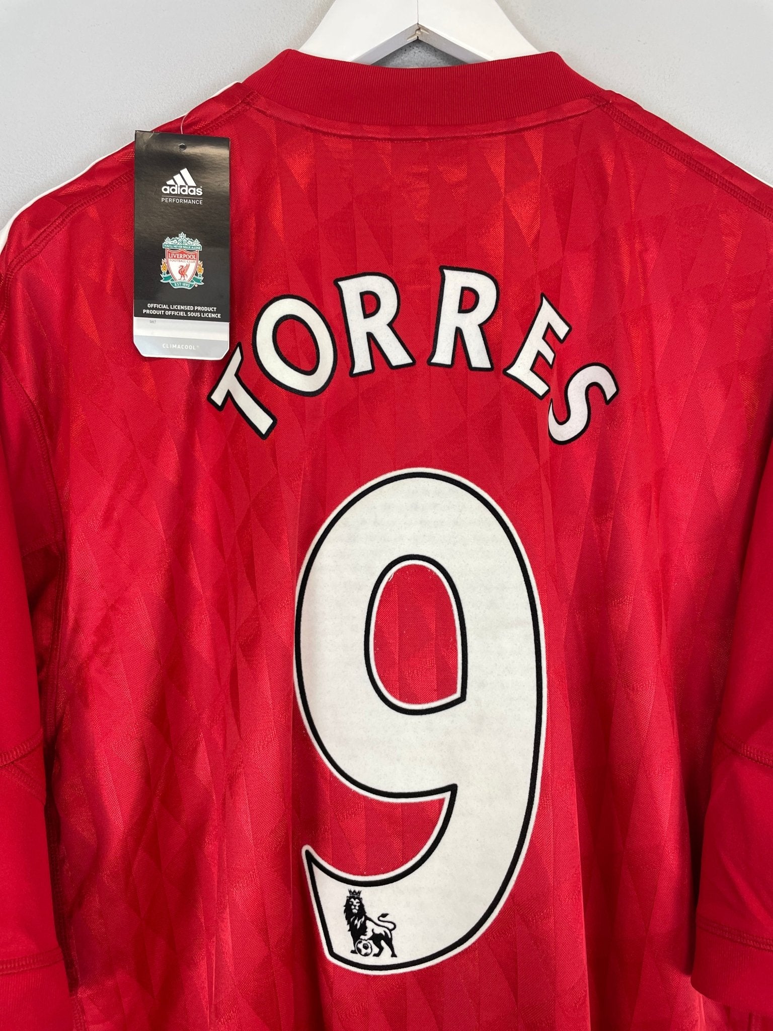 Shop 2010/12 LIVERPOOL TORRES #9 *BNWT* HOME SHIRT (XXL) ADIDAS, classic football shirts, vintage football shirts & retro soccer jerseys at Cult Kits
