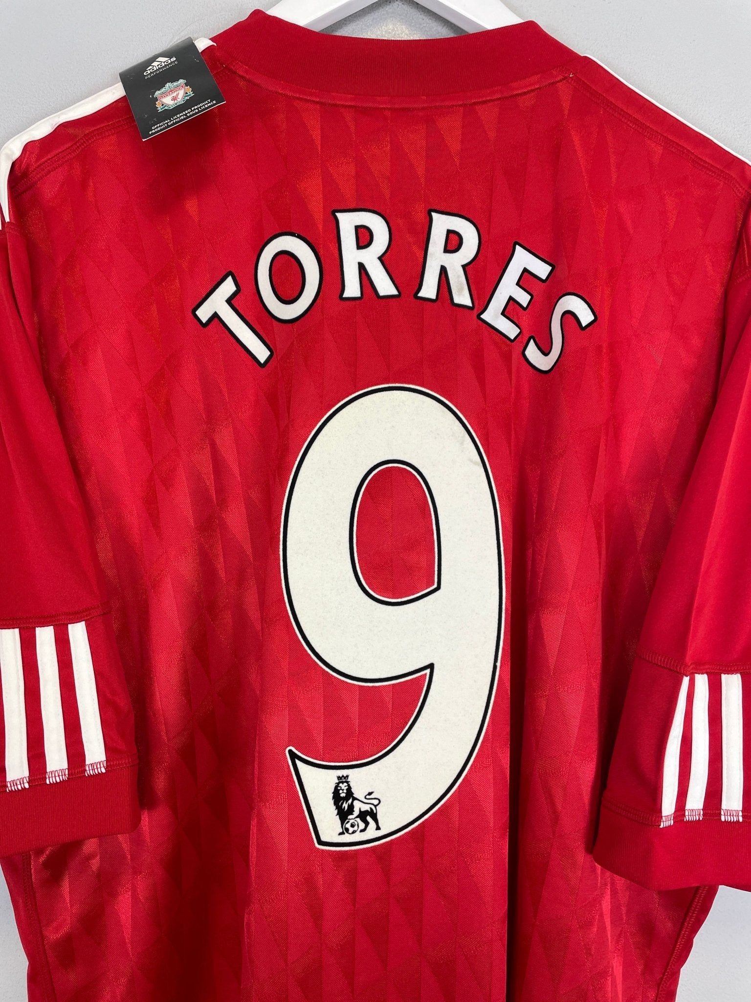 Shop 2010/12 LIVERPOOL TORRES #9 *BNWT* HOME SHIRT (XXL) ADIDAS, classic football shirts, vintage football shirts & retro soccer jerseys at Cult Kits