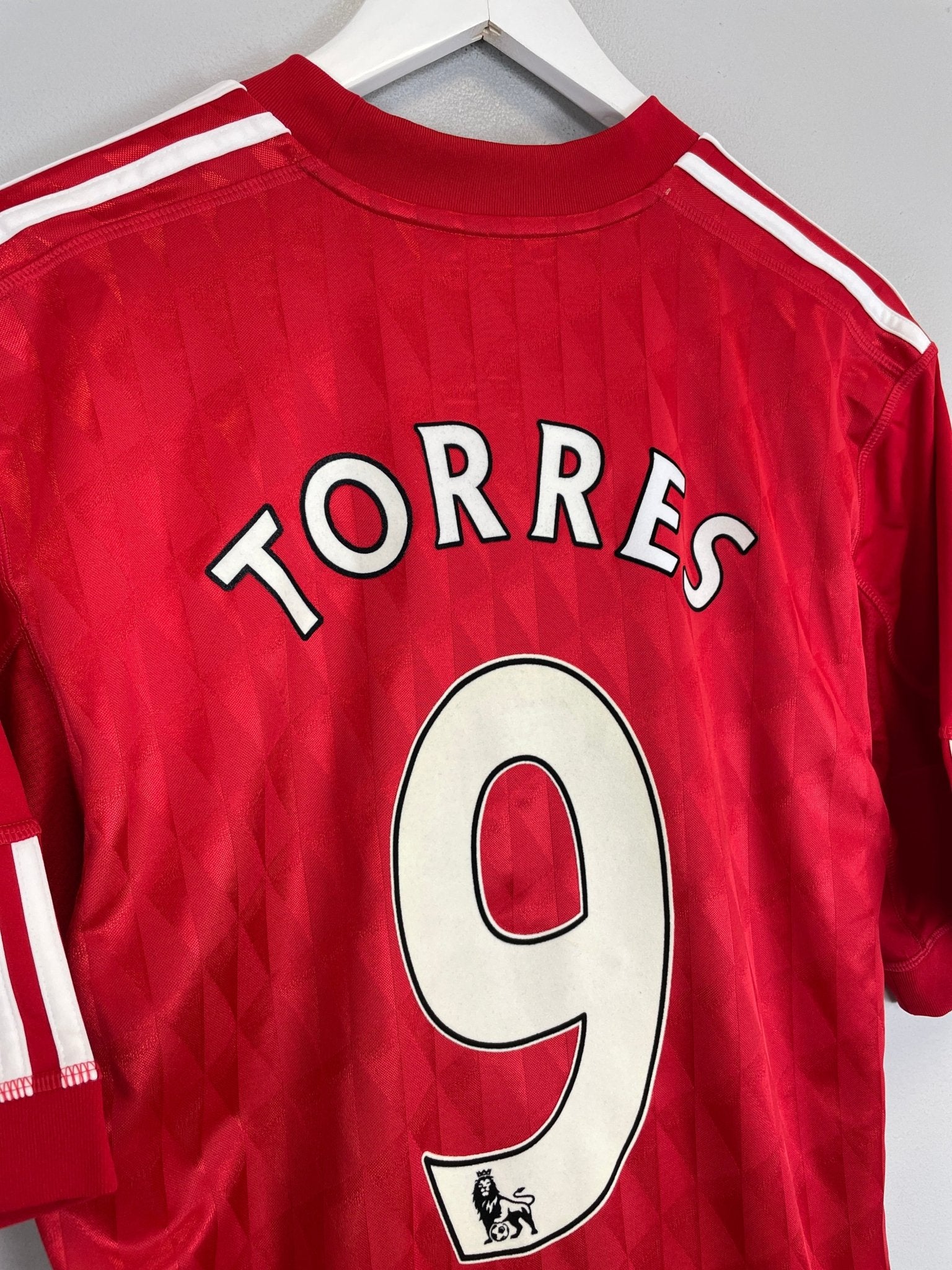Shop 2010/12 LIVERPOOL TORRES #9 HOME SHIRT (L) ADIDAS, classic football shirts, vintage football shirts & retro soccer jerseys at Cult Kits