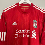 Shop 2010/12 LIVERPOOL TORRES #9 HOME SHIRT (L) ADIDAS, classic football shirts, vintage football shirts & retro soccer jerseys at Cult Kits
