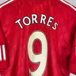 Shop 2010/12 LIVERPOOL TORRES #9 HOME SHIRT (L) ADIDAS, classic football shirts, vintage football shirts & retro soccer jerseys at Cult Kits