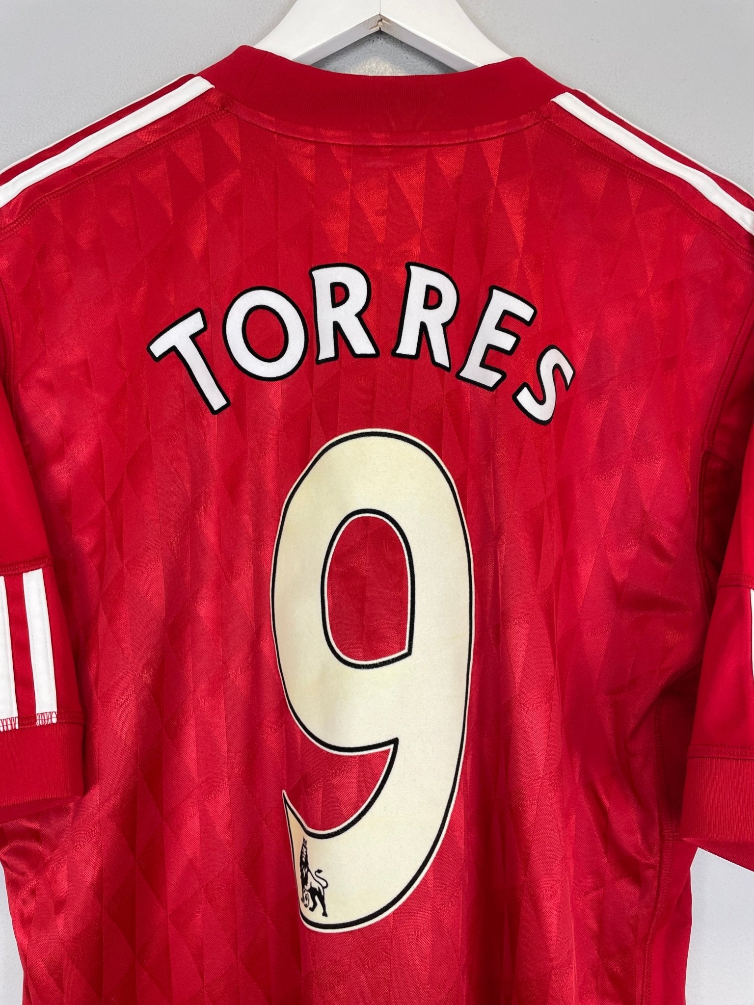 Shop 2010/12 LIVERPOOL TORRES #9 HOME SHIRT (L) ADIDAS, classic football shirts, vintage football shirts & retro soccer jerseys at Cult Kits