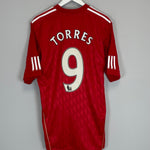 Shop 2010/12 LIVERPOOL TORRES #9 HOME SHIRT (L) ADIDAS, classic football shirts, vintage football shirts & retro soccer jerseys at Cult Kits