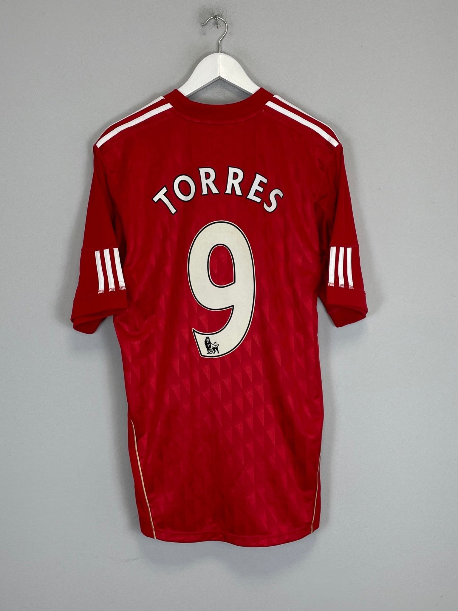 Shop 2010/12 LIVERPOOL TORRES #9 HOME SHIRT (L) ADIDAS, classic football shirts, vintage football shirts & retro soccer jerseys at Cult Kits