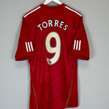 Shop 2010/12 LIVERPOOL TORRES #9 HOME SHIRT (L) ADIDAS, classic football shirts, vintage football shirts & retro soccer jerseys at Cult Kits