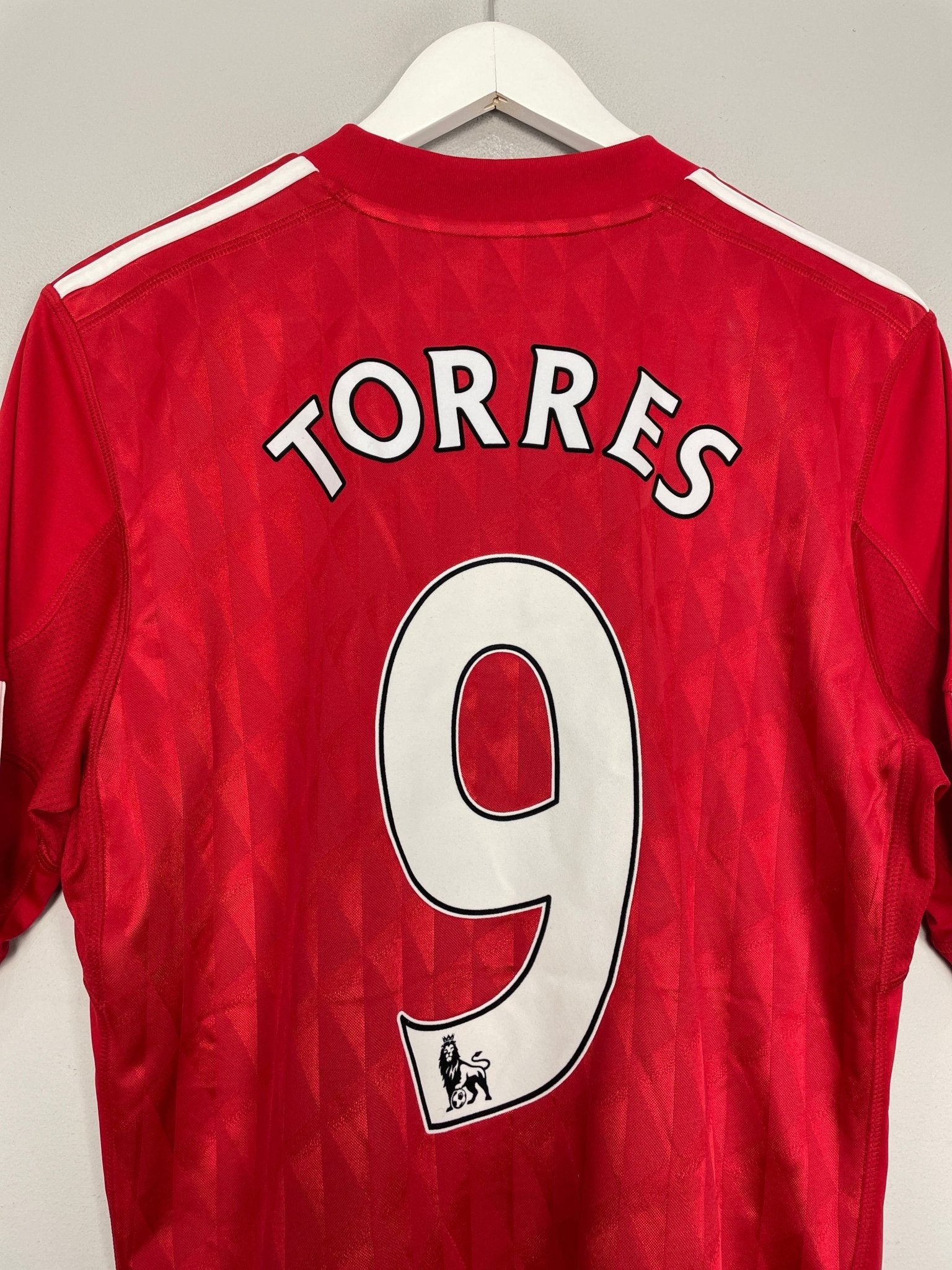 Shop 2010/12 LIVERPOOL TORRES #9 HOME SHIRT (M) ADIDAS, classic football shirts, vintage football shirts & retro soccer jerseys at Cult Kits