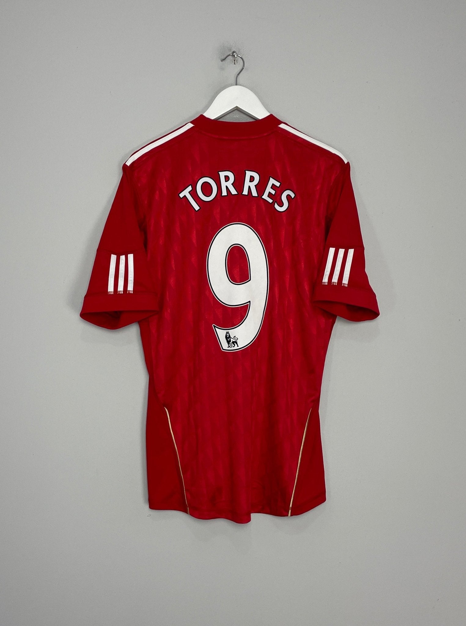 Shop 2010/12 LIVERPOOL TORRES #9 HOME SHIRT (M) ADIDAS, classic football shirts, vintage football shirts & retro soccer jerseys at Cult Kits