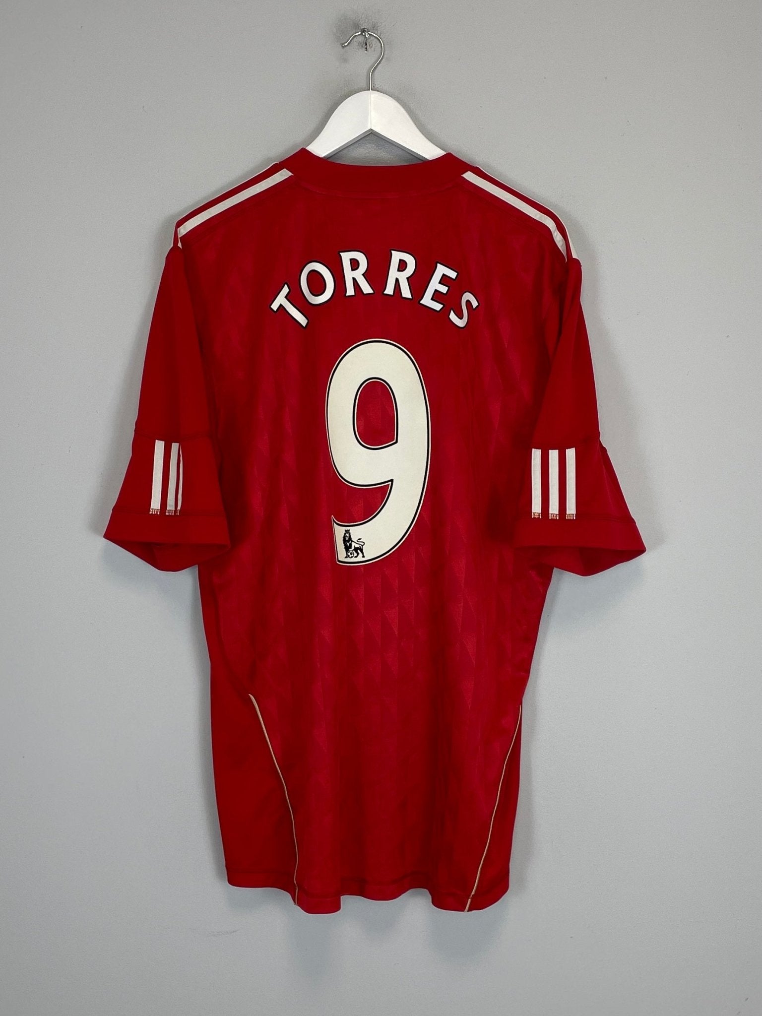 Shop 2010/12 LIVERPOOL TORRES #9 HOME SHIRT (XL) ADIDAS, classic football shirts, vintage football shirts & retro soccer jerseys at Cult Kits