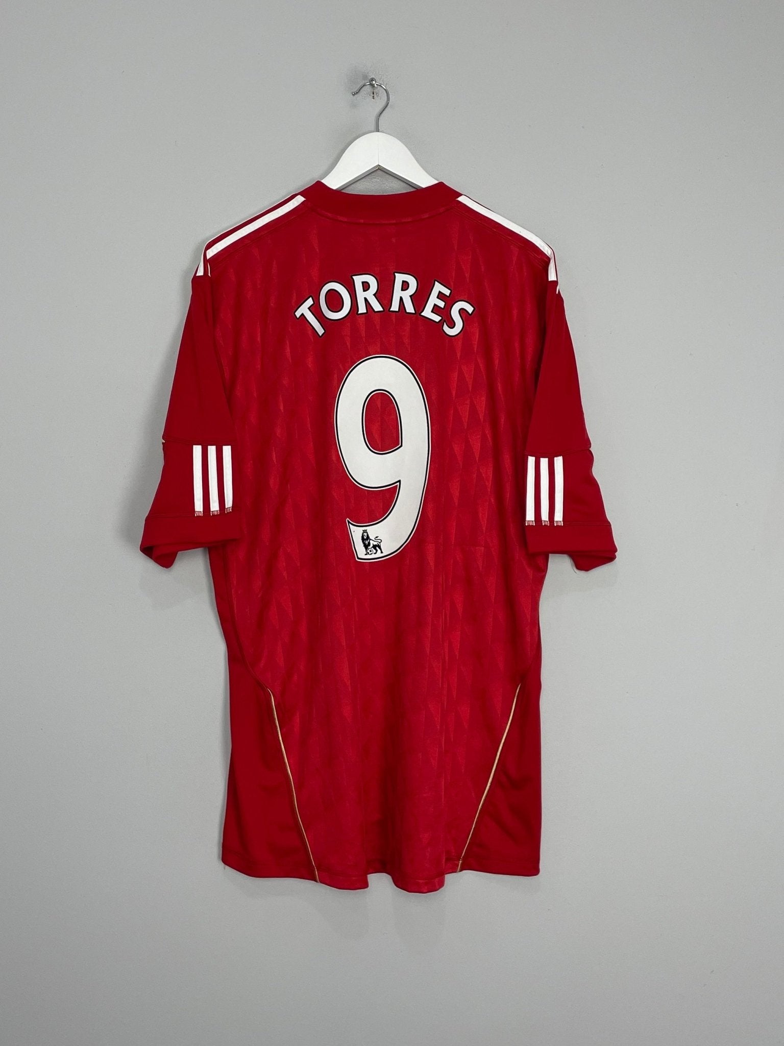 Shop 2010/12 LIVERPOOL TORRES #9 HOME SHIRT (XL) ADIDAS, classic football shirts, vintage football shirts & retro soccer jerseys at Cult Kits