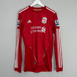 Shop 2010/12 LIVERPOOL TORRES #9 L/S HOME SHIRT (M) ADIDAS, classic football shirts, vintage football shirts & retro soccer jerseys at Cult Kits