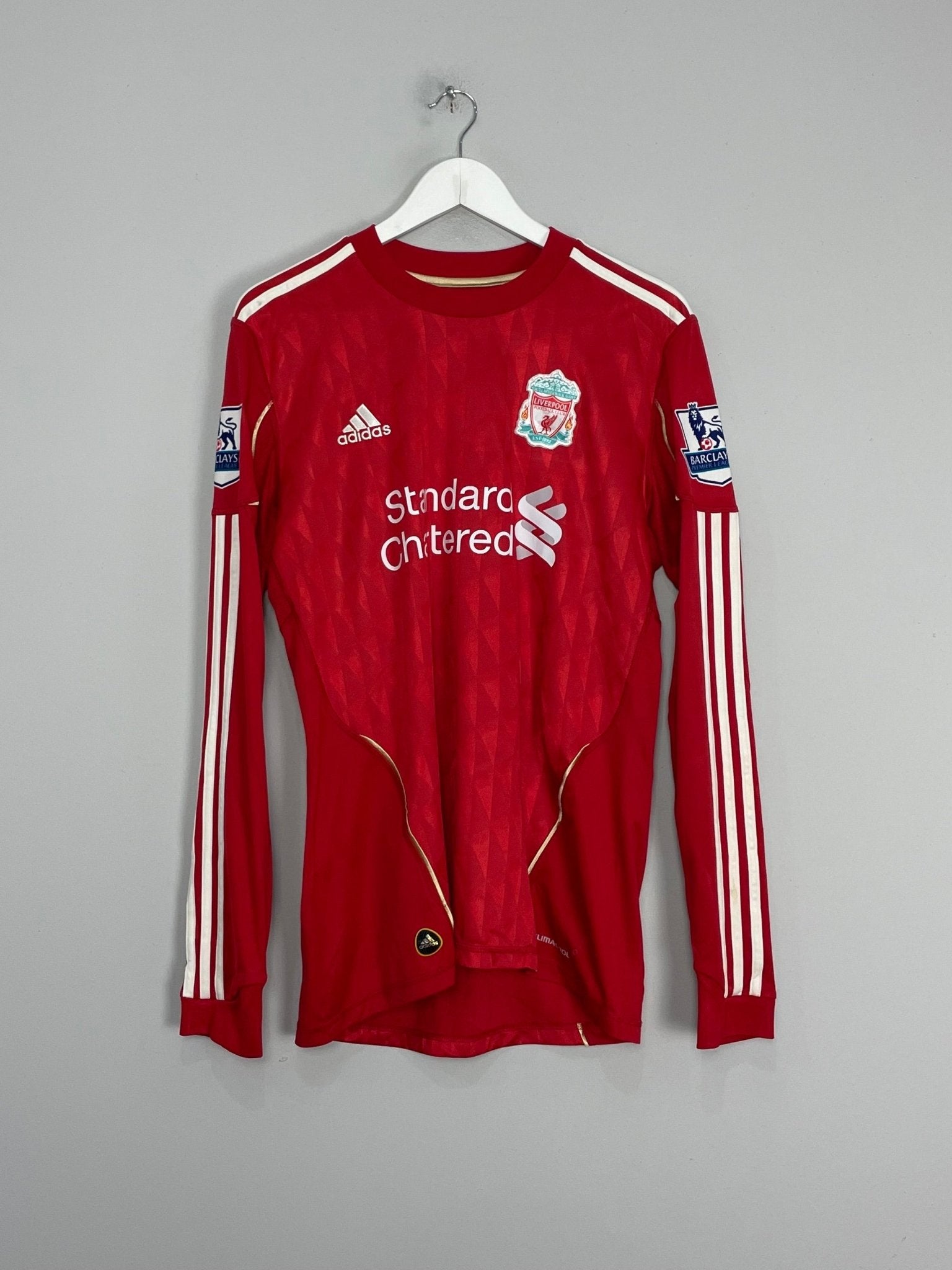 Shop 2010/12 LIVERPOOL TORRES #9 L/S HOME SHIRT (M) ADIDAS, classic football shirts, vintage football shirts & retro soccer jerseys at Cult Kits